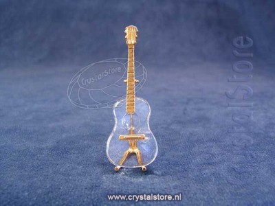 Swarovski Kristal 1993 173367 Guitar - Gold