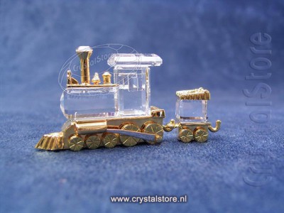 Swarovski Kristal  1997 209454 Toy Train Gold