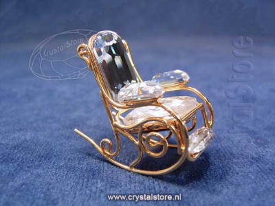 Swarovski Kristal 2000 243442 Rocking Chair Gold
