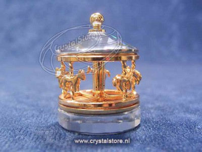 Swarovski Crystal - Carousel - Merry Go Round - Gold