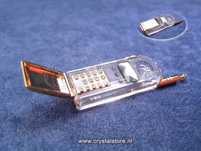 Swarovski Crystal - Mobile Phone Gold