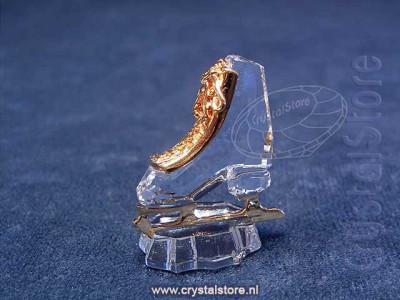 Swarovski Crystal - Ice Skate - Gold