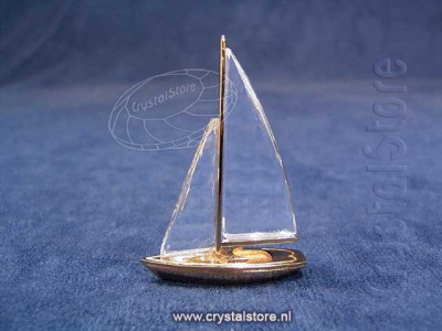 Swarovski Kristal 1994 183282 Zeilboot - Goud