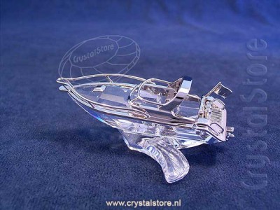 Swarovski Crystal - Power Boat Rhodium