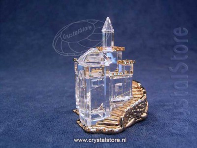 Swarovski Crystal - Castle - Gold