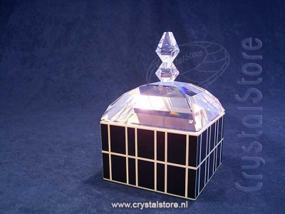 Swarovski Crystal - Box - Op Art Black