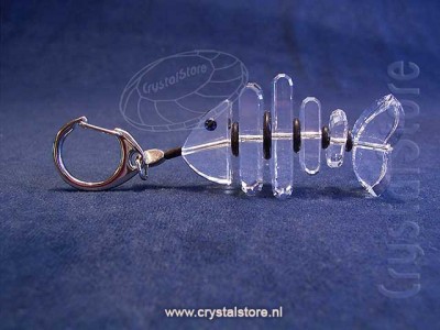 Swarovski kristal - Sleutelhanger Vis Groot