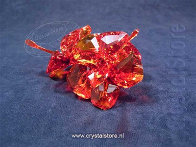 Swarovski Kristal - Rode Hibiscus