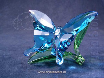 Swarovski Kristal 2016 5136834 Vlinder op Blad - Gekleurd