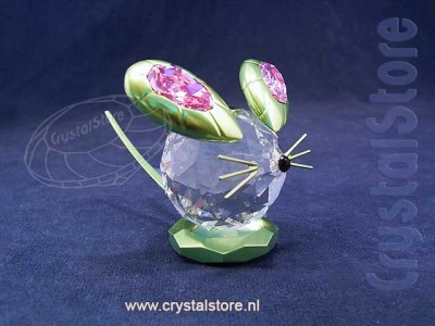 Swarovski Crystal - Mouse Dulcis Green Large