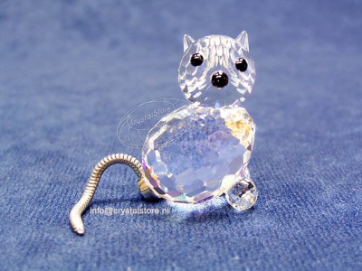 Swarovski Crystal - Cat mini  (no box)