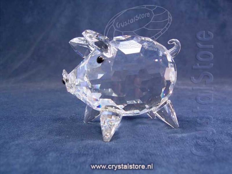 Kliniek iets Glimlach swarovski kristal | Varken Groot kristallen staart (011846)