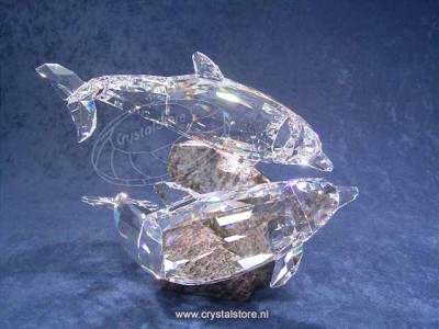 Swarovski Kristal 2008 955350 Soulmates - Dolfijnen
