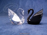 Swan Crystal and Jet