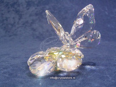 Swarovski Kristal - Vlinder op bloem