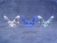 Vlinders klein blauw (set van 3) 