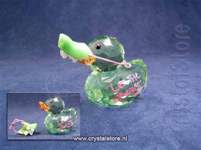 Swarovski Kristal 2012 1143324 Happy Duck-Crocodile Duck
