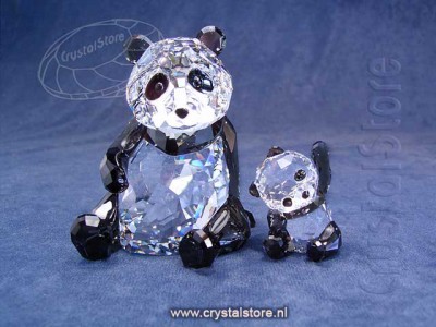 Swarovski Kristal 2015 5063690 Panda Mother With Baby