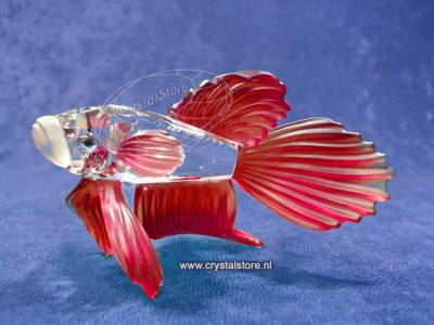 Swarovski Kristal 1999 660941 Siamese Fighting Fish Red